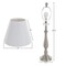 Hastings Home Table Lamps and Floor Lamp Set of 3, Traditional Brushed Steel (3 LED Bulbs included) 669316KLU - alternate 2